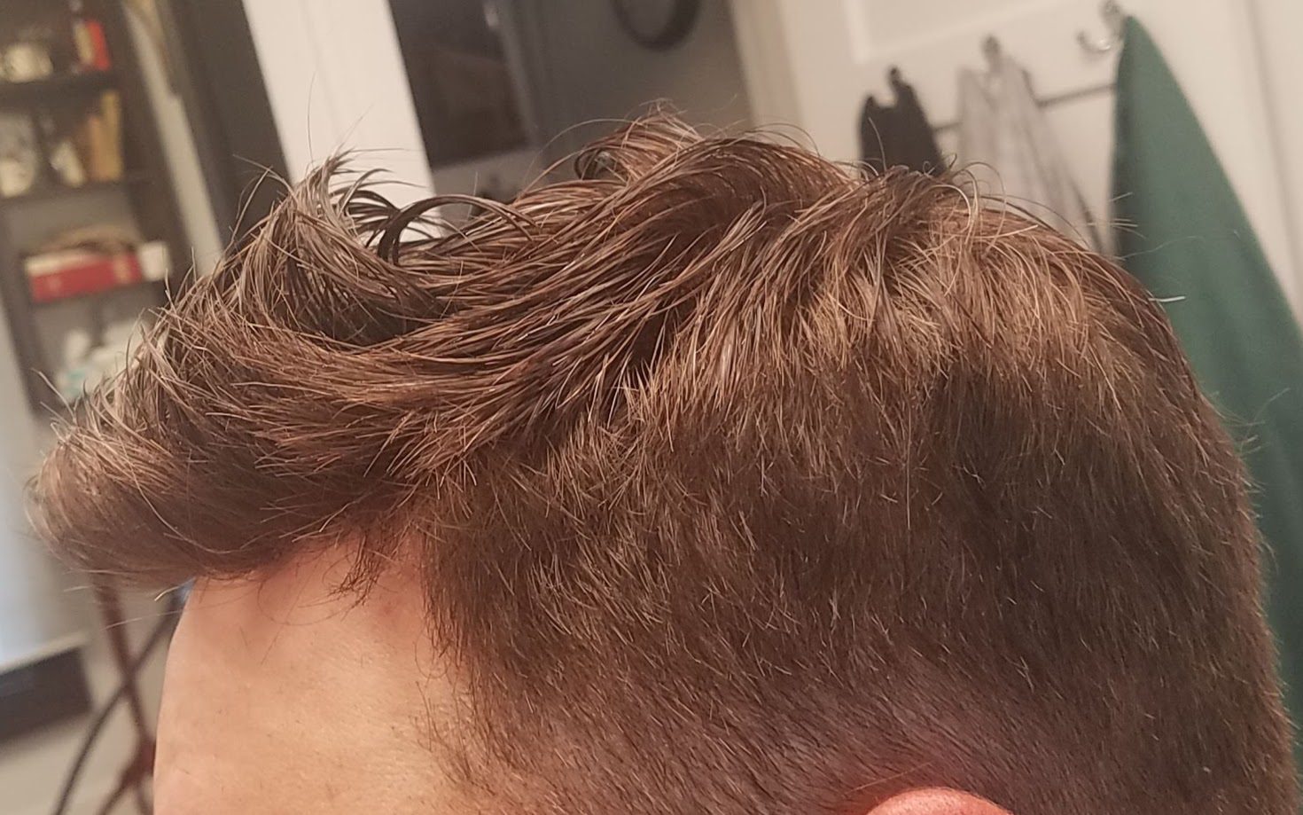 Man's hair